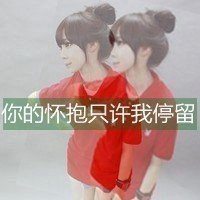 两个人红色的情侣头像