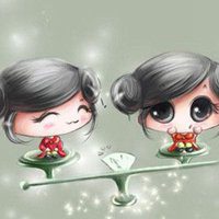 2016微信卡通头像天秤座