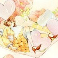 卡通向日葵女孩微信头像