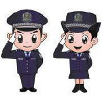 卡通敬礼头像