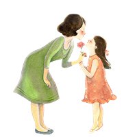 卡通母女微信头像
