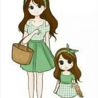 卡通母女微信头像