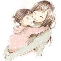卡通母女微信头像