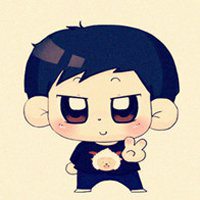 脸萌情侣一对头像卡通