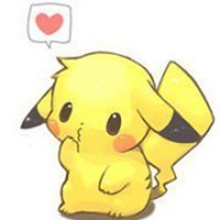 萌萌哒皮卡丘微信头像