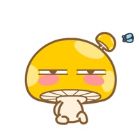 萌萌的卡通蘑菇大侠卡通图片