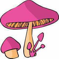 萌萌的卡通蘑菇大侠卡通图片