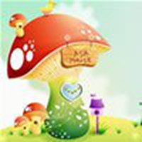 萌萌的卡通蘑菇大侠卡通图片