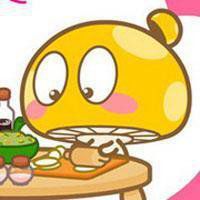 萌萌的卡通蘑菇大侠卡通图片