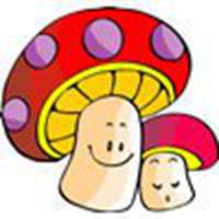 萌萌的卡通蘑菇大侠卡通图片
