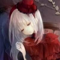 闭眼睛唯美卡通图片