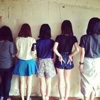 闺蜜五人卡通头像