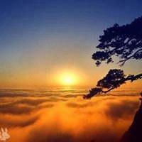 有太阳的景色图片