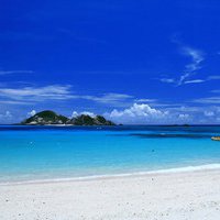 蓝色微信头像风景