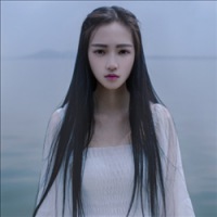 小清新风格白衣美女