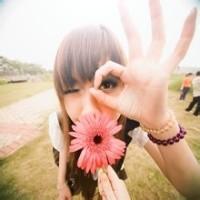 非主流头像女生带花 微信女生侧脸带花头像