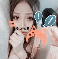 非主流大爱的萌女郎大眼女生头像 金色阳光没有