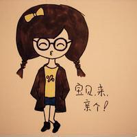 微信头像卡通版带字背影 微信情侣头像卡通版