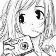 黑白可爱简笔头像 黑白简笔小人头像