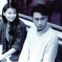 黑白简约的情侣的头像