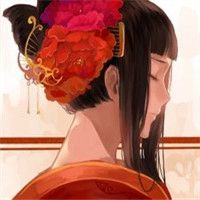 你为谁人绣嫁衣 古风红嫁衣美女头像