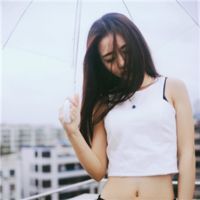 性感的长发女生微信头像