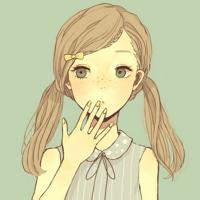 白色简约女生头像卡通 微信女生白色简约头像