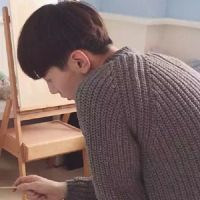 简约的清新的男生背影微信头像