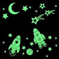 荧光星星头像 微信女生荧光涂鸦头像