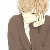 简约伤感清新的男生卡通头像