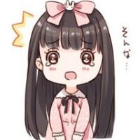 漂亮的女生的卡通的头像