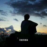 意境的简约男生背影头像