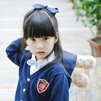 校服的可爱小孩微信头像