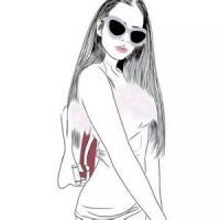 时尚性感的卡通女生头像