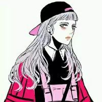 霸气的时尚卡通女生头像