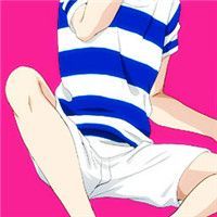 简约的男生半身头像