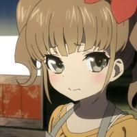 容易害羞的卡通少女头像