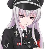 动漫美女军官