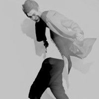 个性欧美男生黑白头像