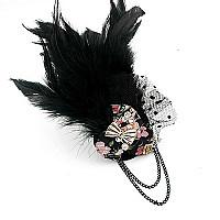 黑色碎花头像 碎花裙女生头像