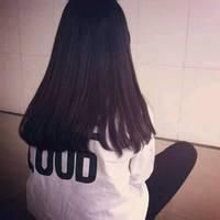 简约个性的女生背影头像