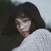 文艺青春女神微信头像 我有孤独和烈酒 