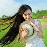 唯美漂亮长发女生微信头像