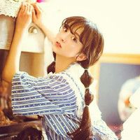 贴吧女生侧脸头像长发唯美图片 樱花的绽放在于