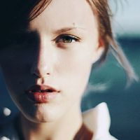 欧美女生的清新的微信头像