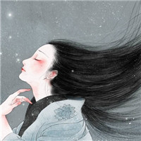 三千青丝寸相思 手绘古风长发美女头像 三千青丝寸相思 手绘古风长发美女头像