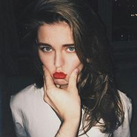 个性欧美的女生简约头像