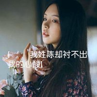 坏女生颓废头像 小清新女生头像 你姓陈让我心沉