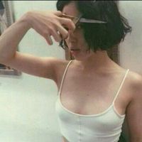 个性的欧美女生简约头像