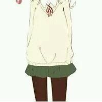 简约的女生卡通微信 头像